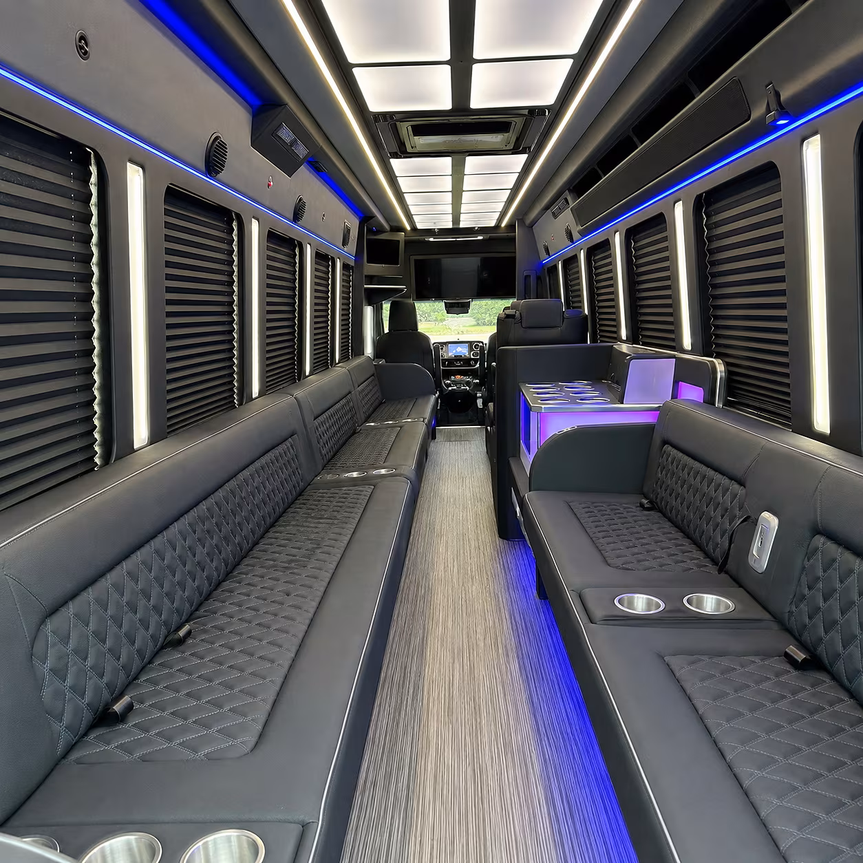 party buses for bachelorette wine tours along ga 400